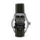 Axwell Leather-Band Watch w/Date, Black/Grey, AXWAW102-3, Black/Grey, One Size, AXWAW102-3