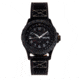 Axwell Leather Strap Watch, Black, AXWAW106-5, Black, One Size, AXWAW106-5