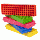 Axygen Axyrack Microtube Racks, Axygen Scientific R-80-AF 80-Well Microtube Racks, Case of 5