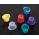 Axygen AxySaver Tube Closures, Axygen Scientific AS-13MM-Y Closures For 12 Mm And 13 Mm Tubes