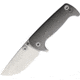 B'yondEDC Chunk Folding Knife, 4.5in Closed, 3.5in, S35VN, Satin Blade, Gray Satin Titanium Handle, Nylon Sheath, ASM2102NA
