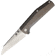 B'yondEDC Contact Folding Knife, 4.13in Closed, 3.13in, S35VN, Satin Blade, Gray Titanium Handle, Nylon Sheath, ASM2101BR