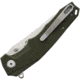 B'yondEDC Dash Folding Knife, 4.5in, 3.5in, D2 Tool Steel, Satin Blade, OD Green G10 Handle, BEDC2203-OD