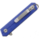B'yondEDC Linear Folding Knife, 3.75in Closed, 2.63in, D2 Tool Steel, Stonewash Blade, Blue G10 Handle, SA1905DGS-BL