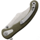 B'yondEDC Motiv Folding Knife, 5in Closed, 3.75in, D2 Tool Steel, Stonewash Blade, OD Green Textured ABS Handle, BEDC2201OD