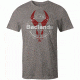 Badlands Unconditional Tee T-Shirt, Gray, Medium 21-36394