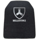 Ballistipax Armor Plate IIIA Hard Shooters Cut, 10x12, Single Curve, Black, S1HRDSC1012BKSC