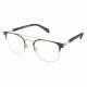 Balmain 3066 Progressive Prescription Eyeglasses - Frame Black Matt, Size 50/21mm BL306601