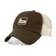 Banded Chino Twill Cap, Brown/White, B03555