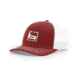 Banded Trucker Cap R112 Side Logo, Cardinal/White B03565