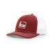 Banded Trucker Cap R112 Side Logo, Cardinal/White, B03565