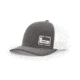 Banded Trucker Cap R112 Side Logo, Charcoal/White B03582