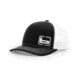 Banded Trucker Cap R112 Side Logo, Black/White B03583