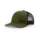 Banded Trucker Cap R112 Side Logo, Loden/Black, B03584