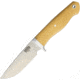 Bark River Fieldsman Antique Ivory Fixed Blade Knife, 3.5in, A2 Tool Steel, Standard Edge, Satin, Antique Ivory, Micarta Handle BA02012MAI