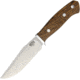 Bark River Matterhorn Bocote Fixed Blade Knife, 4.5in, A2 Tool Steel, Standard Edge, Drop Point, Satin, Brown, Bocote Wood Handle BA02114WB