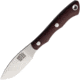 Bark River Micro Canadian S45VN Burgundy Knife, 2 satin finish blade, Burgundy canvas micarta handle, 03070MBU
