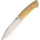 Bark River Ranch Hand Antique Ivory Fixed Blade Knife, 5.5in, A2 Tool Steel, Standard Edge, Satin, Antique Ivory, Micarta Handle BA10115MAI
