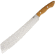 Bark River Senegal Natural Canvas Micarta Fixed Blade Knife, 14in, A2 Tool Steel, Natural, Canvas Micarta Handle BA06311MNC