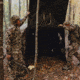 Barronett Blinds Pentagon Heavy Duty Hunting Blinds, Crater Harvest, 4-Person, PTHD550CH