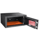 Barska 0.46 Cubic Fit HQ100 Biometric Keypad Safe, Black, Small, AX12888