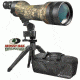 Barska Spotter Pro 22-66x80 Straight-Body Spotting Scope - Mossy Oak Camo, w/ Tripod, Case AD11116
