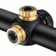Barska 3-12x50 IR Blackhawk Rifle Scope, Mil Dot, w/ Ring, Black AC12462