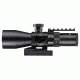 Barska 3-9x42 IR Contour Rifle Scope w/ Accessory Rail Mount, 1/4 MOA, 1 in Scope Tube, Black AC12468