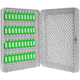 Barska 40 Key Lock Box, Green Tags, Gray, Small, CB13758