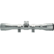 Barska 4x32 Plinker-22 Rifle Scope w/ 3/8in Rings, Silver, Box Pack - AC10041