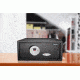 Barska Biometric Fingerprint Safe, Black, 16.25x14.25x7in w/Memory AX11224