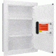 Barska Biometric Wall Safe, White, Medium AX13030