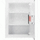 Barska Biometric Wall Safe, White, Medium AX13030