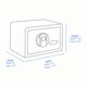 Barska Compact Biometric Gun Safe, Black, 12x8x7.75in w/ Motorized Lock AX11620