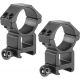 Barska High 30mm Weaver Style HQ Rings, Black, Medium, AI13190