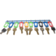 Barska Labeled Key Shelves w/ 1-100 Numbered Hooks for Key Cabinets, Multi, Medium, AF13682