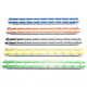 Barska Labeled Key Shelves w/ 1-100 Numbered Hooks for Key Cabinets, Multi, Medium, AF13682