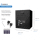 Barska Large Keypad Depository Safe, Black AX11930