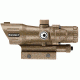 Barska IR AR-15 / M-16 Electro Sight Rifle Scope, 4x30mm, Illuminated IR Target Dot, Second Focal Plane, Tan, AC12454