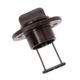 Barton Marine Drain Plug and Socket - 15mm .60" Bore - Black, 42 356
