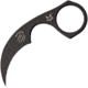 Bastinelli Creations Diagnostic Karambit Cerakote Fixed Blade Knife, 1.5in, N690C Steel, Karambit, Black Cerakote, Handle BAS05