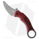 Bastinelli Creations Mako Folding Knife, 2.50in, 440A, Trailing Point Blade, Polymer Red Handle, Steel/Red, 7.00in, BHQ-137321