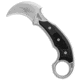 Microtech Bastinelli Iconic Karambit Fixed Blade Knife, 2.25in, Premium Blade Steel, Hawkbill Blade, G-10, Black Handle, Black/Gray, 6.125 inch, BHQ-99151