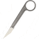 Bastinelli Creations Picoeur Satin/Stonewash Fixed Blade Knife, 1.5in, N690Co Steel, Standard Edge, Satin, Stonewash Handle BAS13