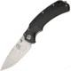 Bastinelli Creations R.E.D. Folder Stonewashed Folding Knife,3.25in,Stonewash,Black,G10 Handle BAS01