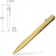 Bastion Bolt Action Pen Brass