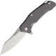 Bastion Mini Braza Bro Framelock Folding Knife, 2in Satin D2 Tool Steel Blade, Gray SS Handle, Pocket Clip, Ceramic Ball Bearing, Includes Keychain Ring, Gray, BRAZA-D2BLD-BRO