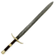 Battling Blades Bastard Longswords, High Carbon Damascus Steel, 37in, 397862436898