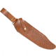 Bear and Son Knives Gold Rush Bowie Fixed Blade Knife, 9in, Sandvik 12C27M Stainless Steel, Bowie, Cocobola Handle w/ Leather Sheath, CB00
