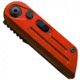 Bear OPS Auto Bold Action 14 Folding Knife, 1.5in, Sandvik 14C28N, Stainless Steel Handle, Red/Black, AC-1400-AIRD-B